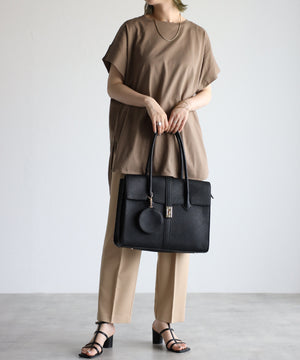 【雑誌掲載・人気商品】エレガンストートバッグ 丸ポーチ付き 17-0994