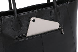 レザーA4すっぽりシンプルトートバッグ　18-1182