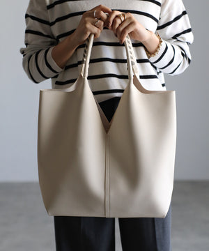 トライアングルカットトートバッグ　12-1058