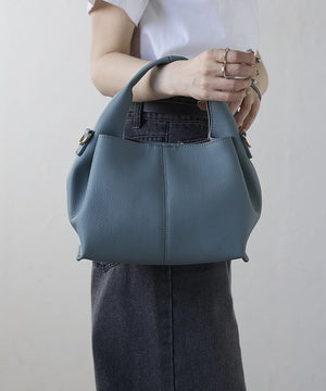 【ショップチャンネルOA商品】レザー 軽量 2WAY ハンドバッグ 18-1195