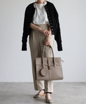 【雑誌掲載・人気商品】エレガンストートバッグ 丸ポーチ付き 17-0994