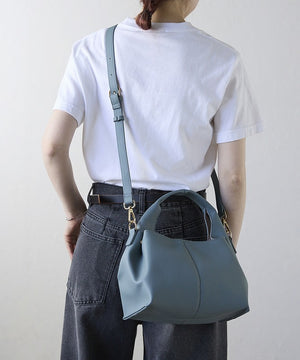 【ショップチャンネルOA商品】レザー 軽量 2WAY ハンドバッグ 18-1195