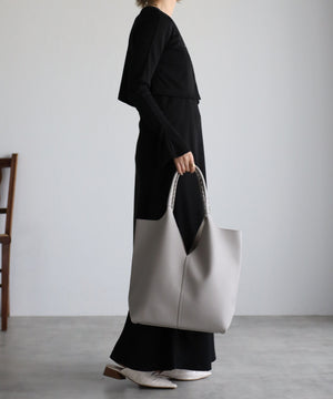 トライアングルカットトートバッグ　12-1058