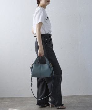 【ショップチャンネルOA商品】レザー 軽量 2WAY ハンドバッグ 18-1195