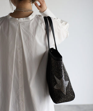 【ショップチャンネルOA商品】星柄ラインストーントートバッグポーチセット　17-0998