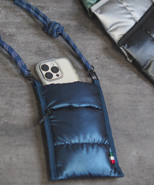 【ショップチャンネルOA商品】スマホショルダー キルティング ポシェット ダウン風  ミニ 12-1221