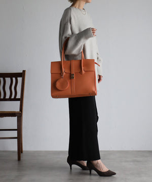 【雑誌掲載・人気商品】エレガンストートバッグ 丸ポーチ付き 17-0994