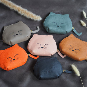 レザーマルチケース　ネコ　14-9345