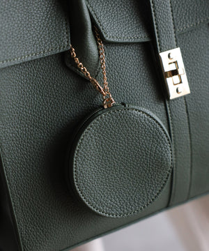 【雑誌掲載・人気商品】エレガンストートバッグ 丸ポーチ付き 17-0994