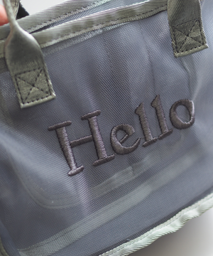 メッシュバッグインハンドバッグ　15-5018