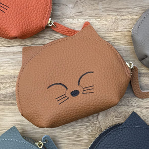 レザーマルチケース　ネコ　14-9345