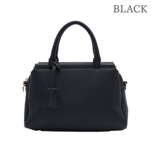 2WAY3室構造バーハンドルバッグ キーチャーム付き 12-1207