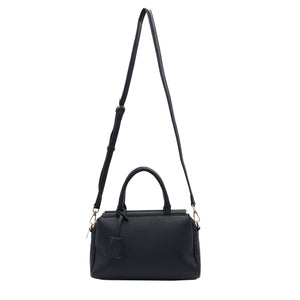 2WAY3室構造バーハンドルバッグ キーチャーム付き 12-1207