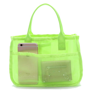 メッシュバッグインハンドバッグ　15-5018