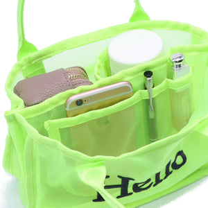 メッシュバッグインハンドバッグ　15-5018