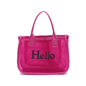 メッシュバッグインハンドバッグ　15-5018