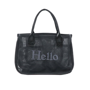メッシュバッグインハンドバッグ　15-5018