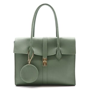 【雑誌掲載・人気商品】エレガンストートバッグ 丸ポーチ付き 17-0994