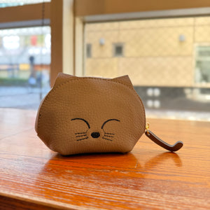 レザーマルチケース　ネコ　14-9345