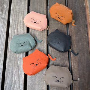 レザーマルチケース　ネコ　14-9345