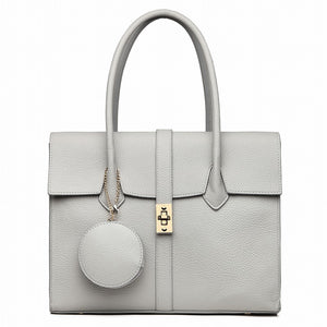 【雑誌掲載・人気商品】エレガンストートバッグ 丸ポーチ付き 17-0994