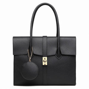 【雑誌掲載・人気商品】エレガンストートバッグ 丸ポーチ付き 17-0994