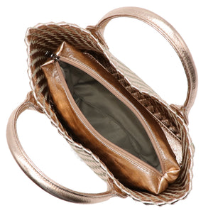 【雑誌掲載】メタリックメッシュトートバッグポーチセット　17-1015