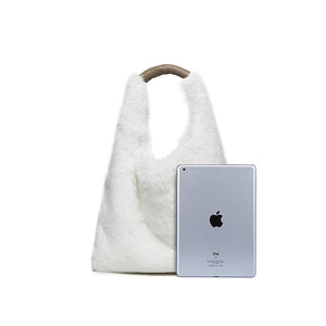 トライアングルファーハンドバッグ ワンハンドルトート 12-1069