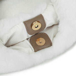 トライアングルファーハンドバッグ ワンハンドルトート 12-1069