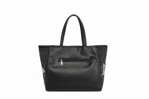 【ショップチャンネルOA商品】星柄ラインストーントートバッグポーチセット　17-0998