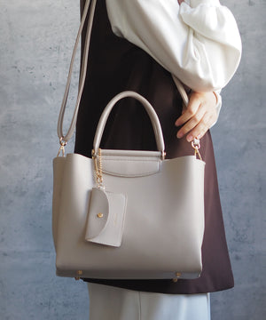 【雑誌掲載】2WAYトートバッグ カードケースセット　17-1033