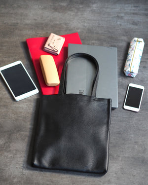 A4サイズレザーシンプルトートバッグ 18-1236