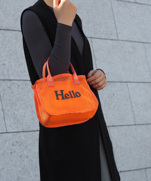 メッシュバッグインハンドバッグ　15-5018