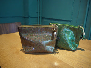 フリンジ付きミニラメポーチ 15-5014