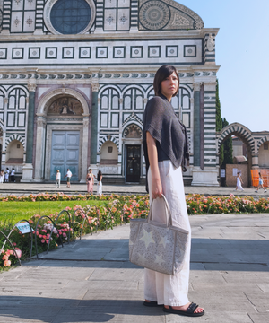 【ショップチャンネルOA商品】星柄ラインストーントートバッグポーチセット　17-0998